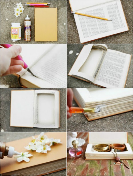 Book Jewelry Box DIY