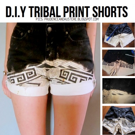 tribal-print-shorts