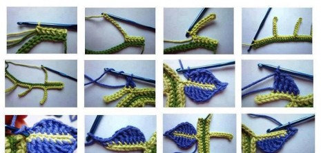 tutorial hacer flores de crochet con varios puntos
