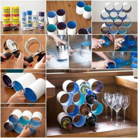 Botellero-reciclar-latas-DIY-muy-ingenioso-670x670