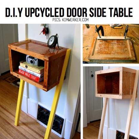 upcycled-door-side-table